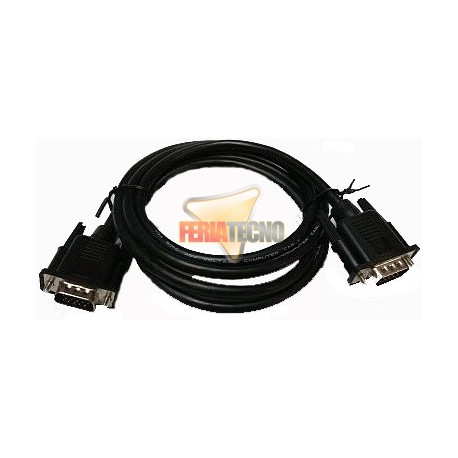 CABLE VGA 7,5 MTS. C/FERRITA, MACHO/MACHO