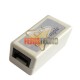 COPLA RJ45 CAT6 HEMBRA/HEMBRA. UNION CABLE RED