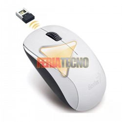 MOUSE OPTICO INALAMBRICO GENIUS USB, NX-7000, BLANCO
