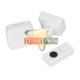 TIMBRE INALAMBRICO DOBLE RECEPTOR, 180 METROS, FUJITEL. BLANCO