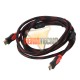 CABLE HDMI 3 METROS. M/M V. MALLA