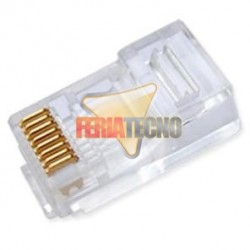 CONECTOR RJ45 CAT6 , 10 UNIDADES