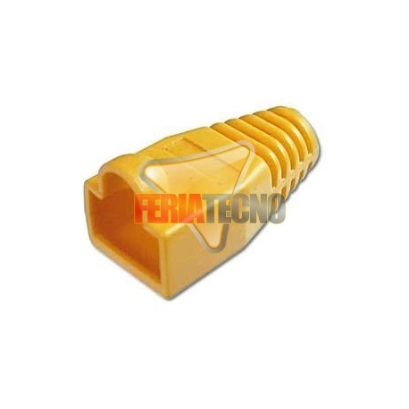 FUNDA, CAPUCHON PARA CONECTOR RJ45, 10 UNI. AMARILLO