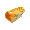 FUNDA, CAPUCHON PARA CONECTOR RJ45, 100 UNI. AMARILLO