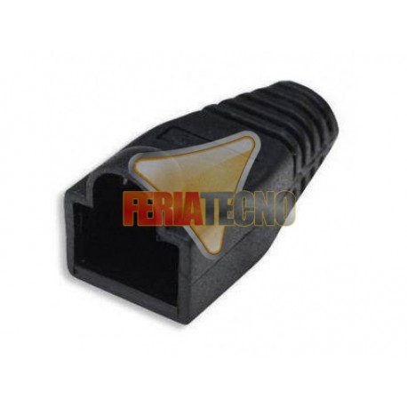 FUNDA, CAPUCHON PARA CONECTOR RJ45, 10 UNI. NEGRO