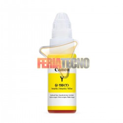 TINTA CANON Gi-190 YELLOW, 70 ML.ORIGINAL