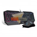 KIT TECLADO Y MOUSE GAMER HP GK1100 RETROILUMINADO