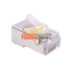 CONECTOR RJ45 CAT5E FTP, METALICO 100 UNI.