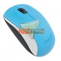 MOUSE OPTICO INALAMBRICO GENIUS USB, NX-7000, CELESTE