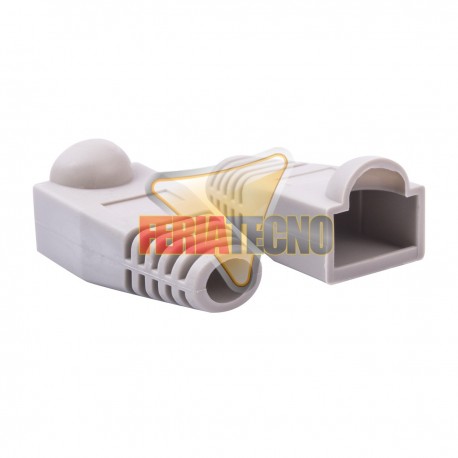 FUNDA, CAPUCHON PARA CONECTOR RJ45, 100 UNI. GRIS. ATLANTICSWIRE