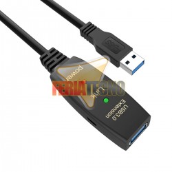 CABLE ACTIVO USB 3.0 A-A 10 METROS M/H