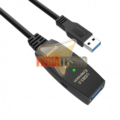 CABLE ACTIVO USB 3.0 A-A 15 METROS M/H