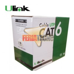 CABLE UTP CAT6, 23 AWG, CCA, 305 MTS. HASTA 100 METROS.
