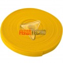 VELCRO DOBLE FAZ 20 MTS X 2CM ANCHO. AMARILLO. AMARRA CABLES