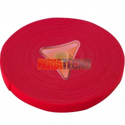 VELCRO DOBLE FAZ 20 MTS X 2CM ANCHO. ROJO. AMARRA CABLES