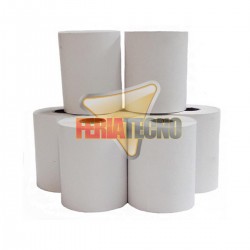 20 ROLLOS DE PAPEL TERMICO DE 57MM X 20 METROS. 48 GRS