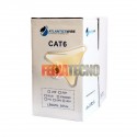 CABLE UTP CAT6 305 MTS, 23 AWG, CCA PVC. GRIS. ATLANTICSWIRE