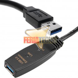 CABLE ACTIVO USB 3.0 A-A 20 METROS M/H