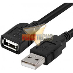 CABLE EXTENSIÓN USB A-A M/H 3 MTS.