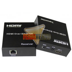 EXTENSOR HDMI HASTA 120 METROS POR UTP. CAT.5E/CAT.6. ACTIVO