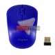 MOUSE OPTICO INALAMBRICO AZUL USB, FUJITEL.