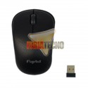 MOUSE OPTICO INALAMBRICO NEGRO USB, FUJITEL.