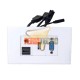 PLACA A MURO HDMI 2.0 4K, USB 3.0, VGA, AUDIO 3.5MM. 15CMS