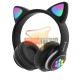 AUDIFONO BLUETOOTH OREJAS DE GATO, MONSTER NEGRO. CAT EARS