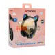 AUDIFONO BLUETOOTH OREJAS DE GATO, MONSTER NEGRO. CAT EARS