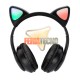 AUDIFONO BLUETOOTH OREJAS DE GATO, MONSTER NEGRO. CAT EARS