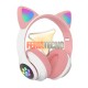 AUDIFONO BLUETOOTH OREJAS DE GATO, MONSTER ROSADO. CAT EARS