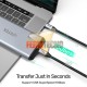 CABLE USB-C 2 MTS. 4K, DATOS 10 GBPS, CARGA RAPIDA 100W