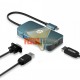 ADAPTADOR USB-C A HDMI, DISPLAY PORT, VGA. MARCA HP.