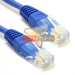CABLE PATCH UTP CAT5E 2 MTS. AZUL.