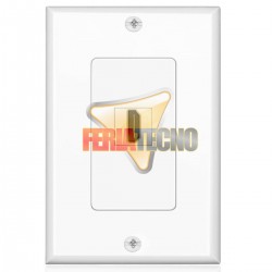 PLACA A MURO 1 PUERTO HDMI, V. 1.4, H/H, 10 CMS. MODULO