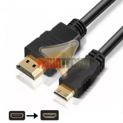 CABLE HDMI A MINI HDMI 1,8 MTS.