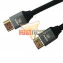 CABLE HDMI 2.1 8K 1,8 MTS. MACHO MACHO, CONEC. BAÑO ORO