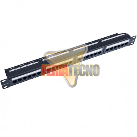 PATCH PANEL CAT6 24 PUERTOS, CON ORDENADOR