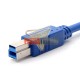 CABLE USB 3.0 A-B PARA IMPRESORA M/M 1,8 MTS.