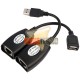 EXTENSOR USB 1.1 POR RJ45. HASTA 50 METROS