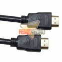 CABLE HDMI 2.0 4K 10MTS. M/M, CONEC. BAÑO ORO