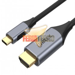 Cable Tipo C A Tipo C 18w Doble Entrada Para Carga Y Datos - Electrolandia