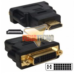 ADAPTADOR HDMI MACHO A DVI-I HEMBRA