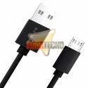 CABLE MICRO USB A USB 2 MTS. NEGRO.