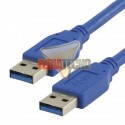 CABLE USB 3.0 A-A MACHO/MACHO 1,8 MTS.