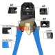 CRIMPEADORA RJ45, RJ11, RJ12, METALICA.