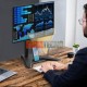 SOPORTE DE ESCRITORIO, MONITOR HASTA 27". SOBREMESA