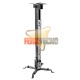 SOPORTE PARA PROYECTOR A TECHO, 13 A 65 CM. 20KG. NEGRO
