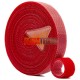 VELCRO DOBLE FAZ 20 MTS X 2CM ANCHO. ROJO. AMARRA CABLES