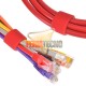 VELCRO DOBLE FAZ 20 MTS X 2CM ANCHO. ROJO. AMARRA CABLES